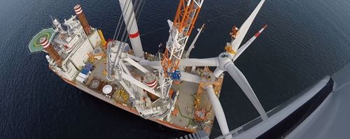 Wikinger Offshore Wind Farm Installation Full
