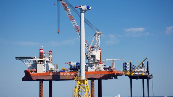 Block Island Brave Tern And Feeder Barge